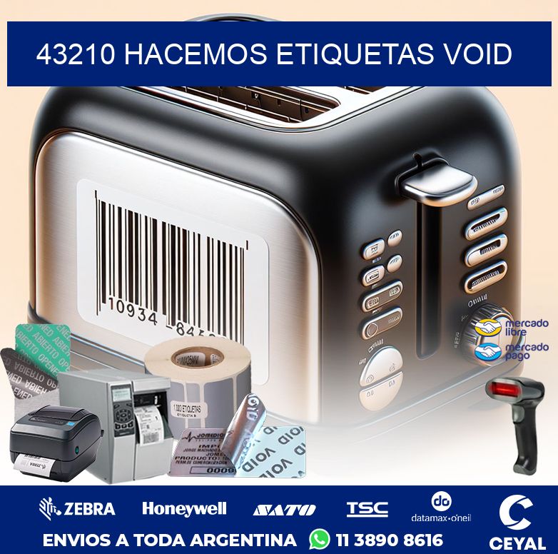 43210 HACEMOS ETIQUETAS VOID