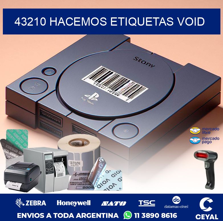 43210 HACEMOS ETIQUETAS VOID