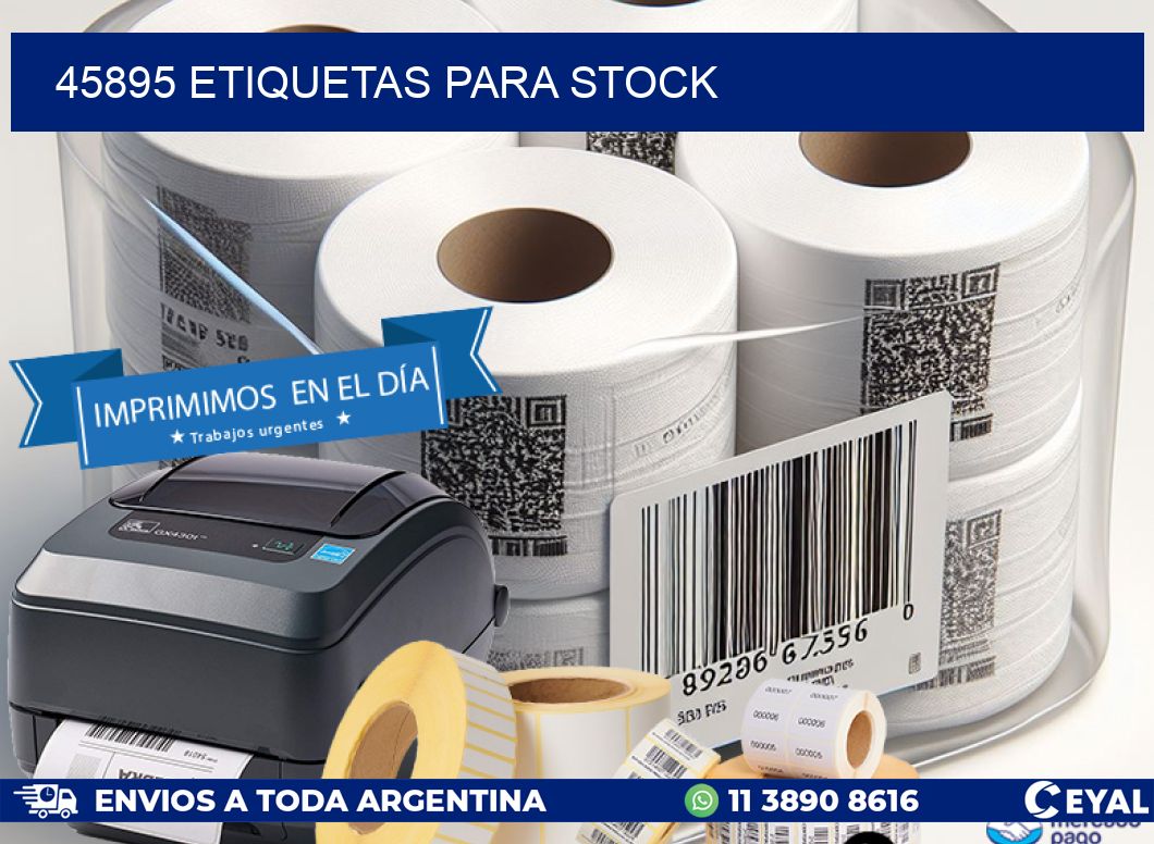 45895 ETIQUETAS PARA STOCK