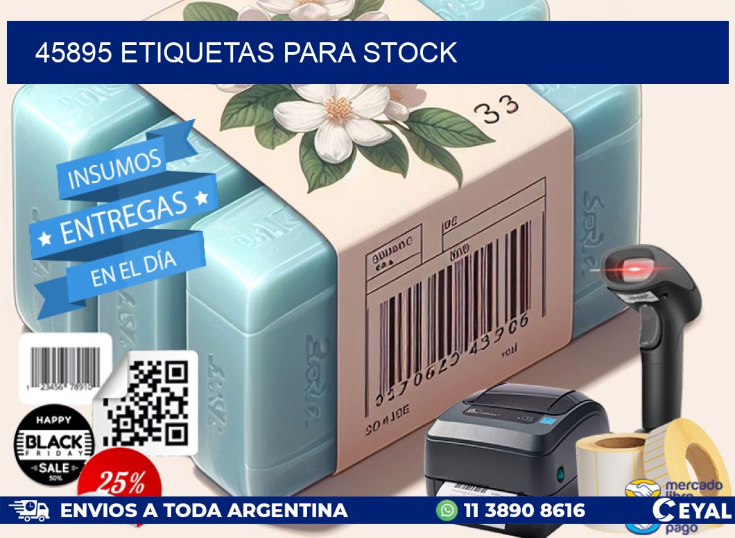 45895 ETIQUETAS PARA STOCK