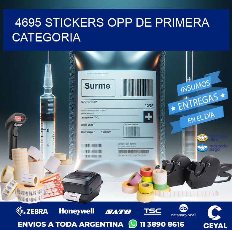 4695 STICKERS OPP DE PRIMERA CATEGORIA