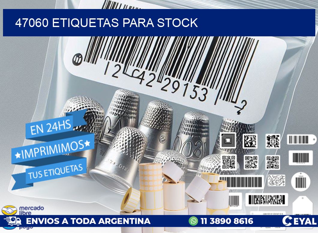 47060 ETIQUETAS PARA STOCK