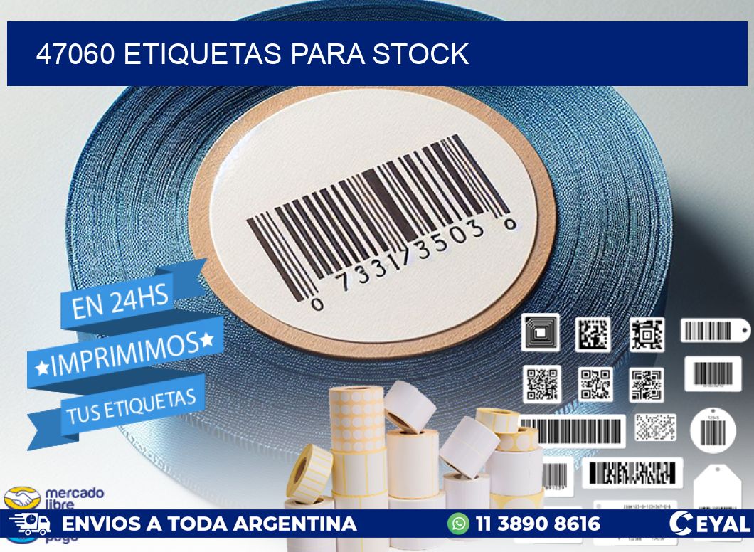 47060 ETIQUETAS PARA STOCK