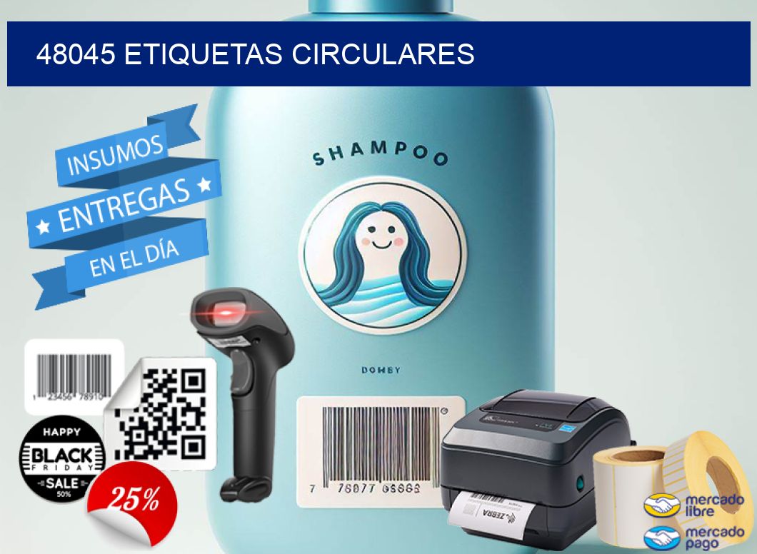48045 ETIQUETAS CIRCULARES