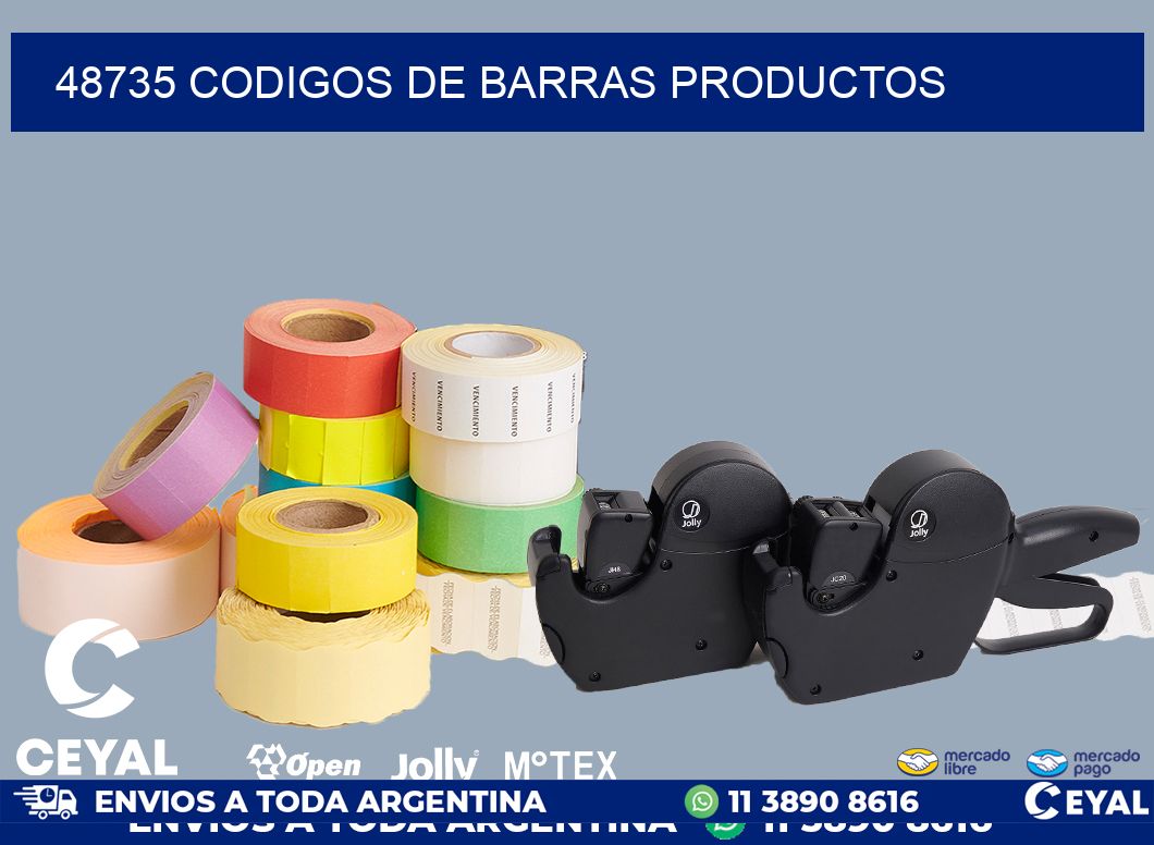 48735 codigos de barras productos