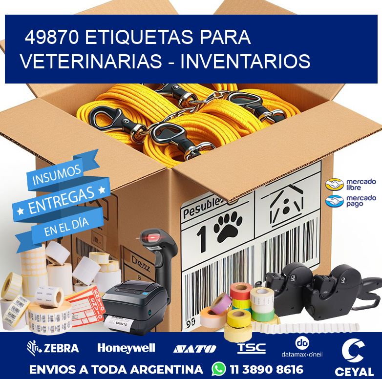 49870 ETIQUETAS PARA VETERINARIAS - INVENTARIOS