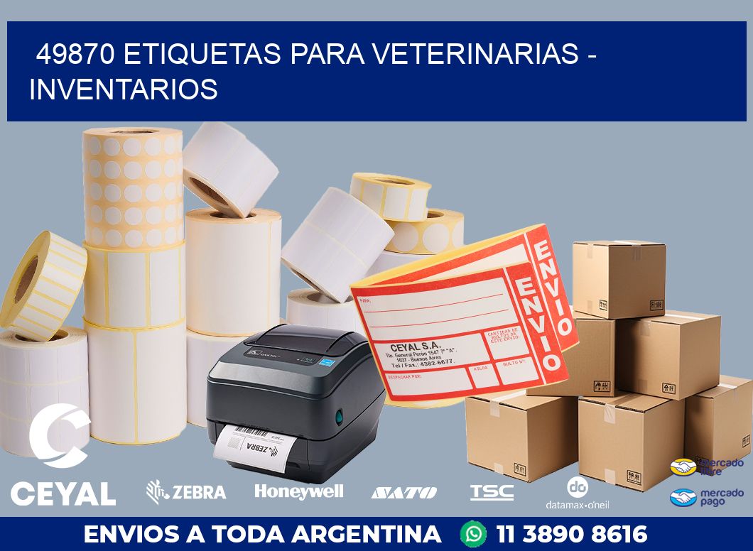 49870 ETIQUETAS PARA VETERINARIAS - INVENTARIOS