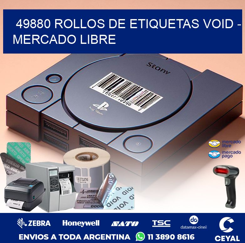 49880 ROLLOS DE ETIQUETAS VOID – MERCADO LIBRE