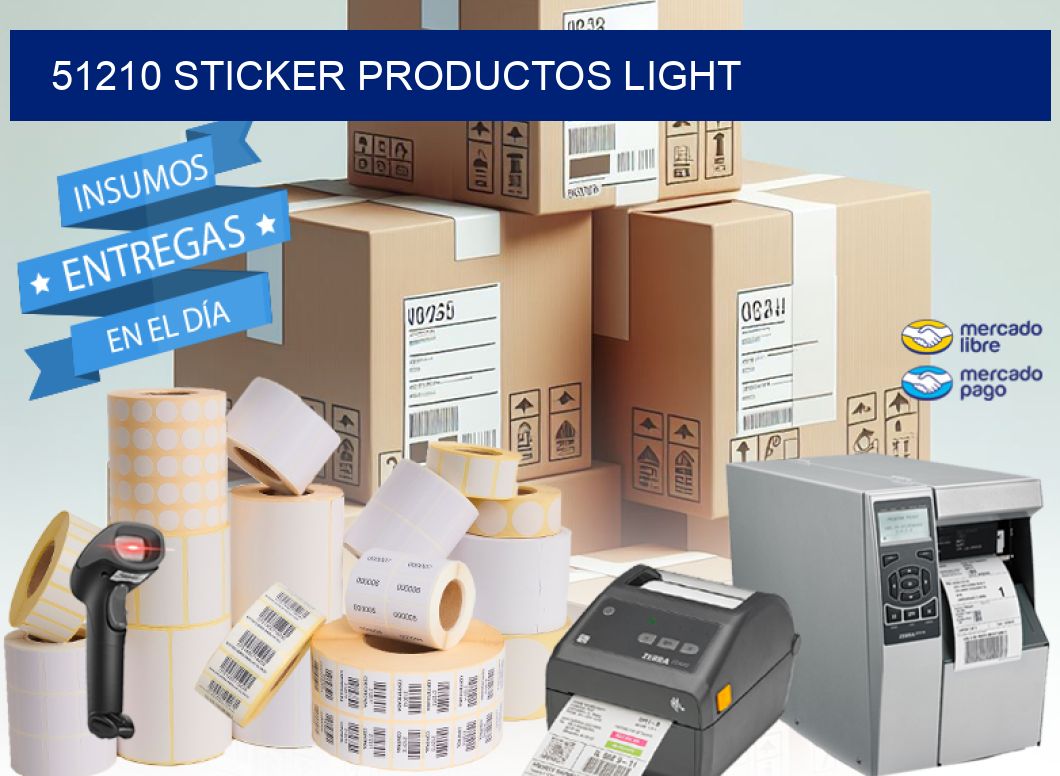 51210 STICKER PRODUCTOS LIGHT