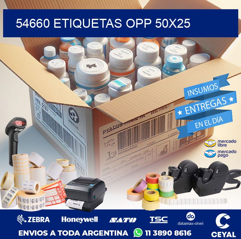 54660 ETIQUETAS OPP 50X25