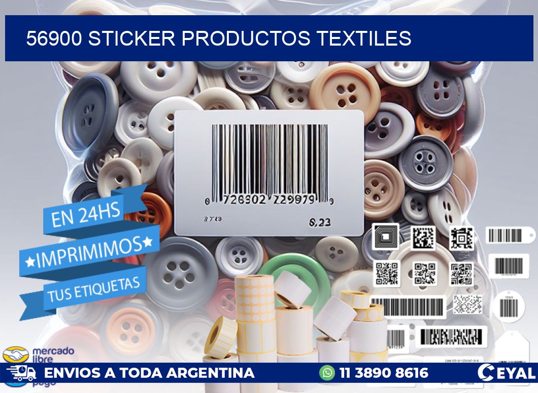 56900 STICKER PRODUCTOS TEXTILES