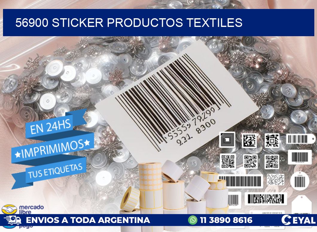 56900 STICKER PRODUCTOS TEXTILES