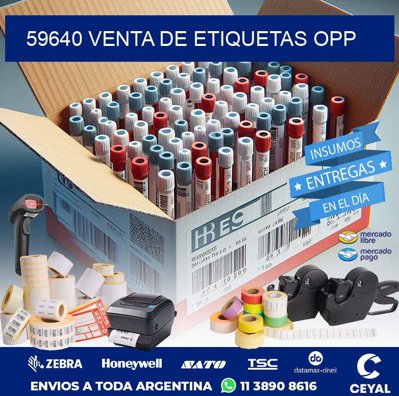 59640 VENTA DE ETIQUETAS OPP