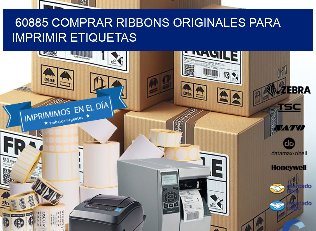 60885 COMPRAR RIBBONS ORIGINALES PARA IMPRIMIR ETIQUETAS