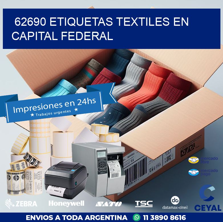 62690 ETIQUETAS TEXTILES EN CAPITAL FEDERAL