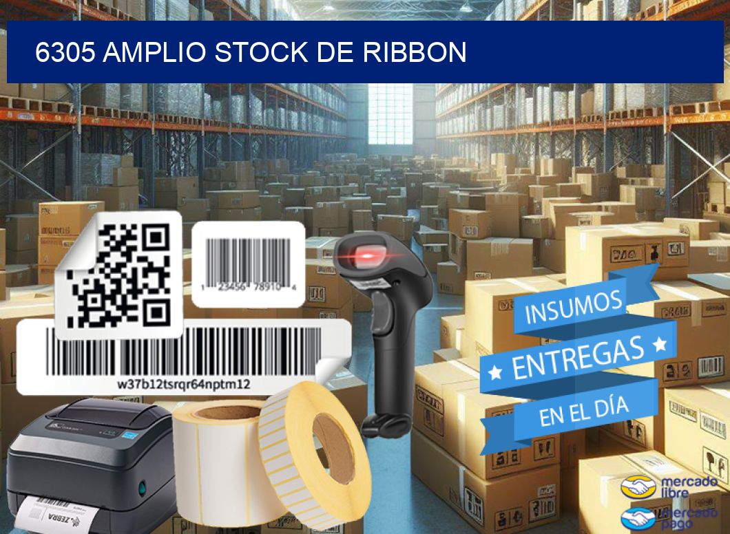 6305 AMPLIO STOCK DE RIBBON