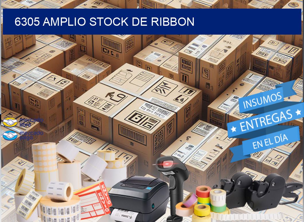 6305 AMPLIO STOCK DE RIBBON
