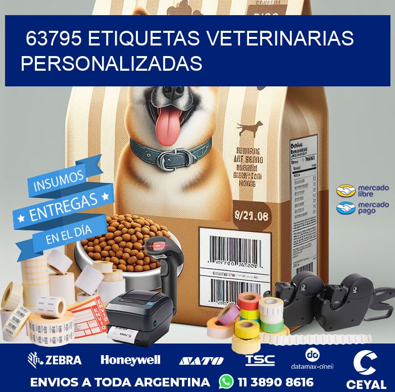 63795 ETIQUETAS VETERINARIAS PERSONALIZADAS