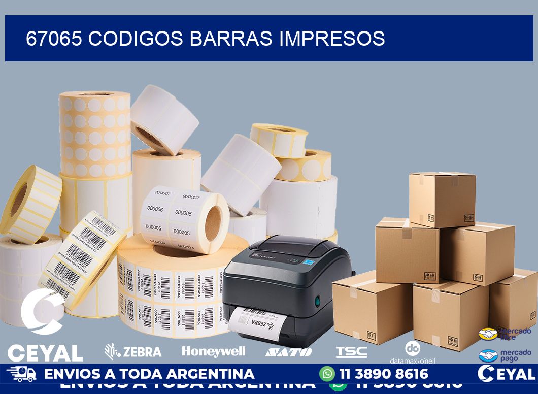 67065 CODIGOS BARRAS IMPRESOS