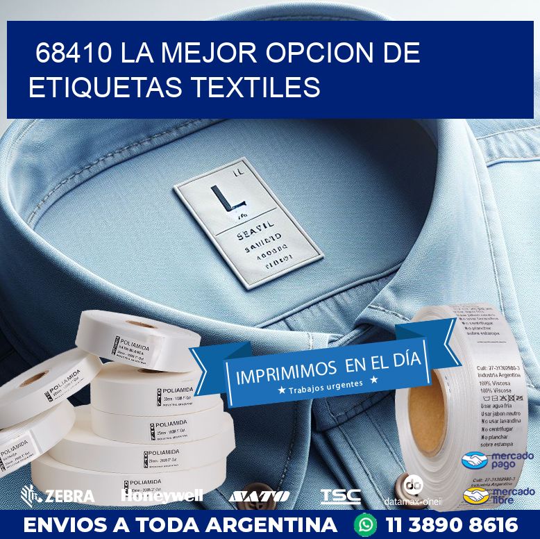 68410 LA MEJOR OPCION DE ETIQUETAS TEXTILES