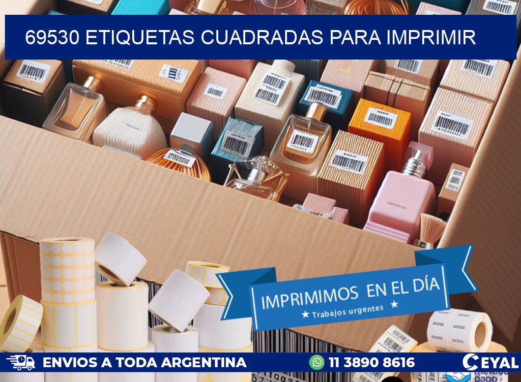 69530 etiquetas cuadradas para imprimir