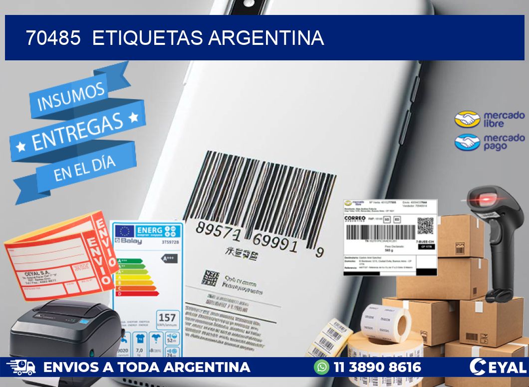 70485 etiquetas argentina