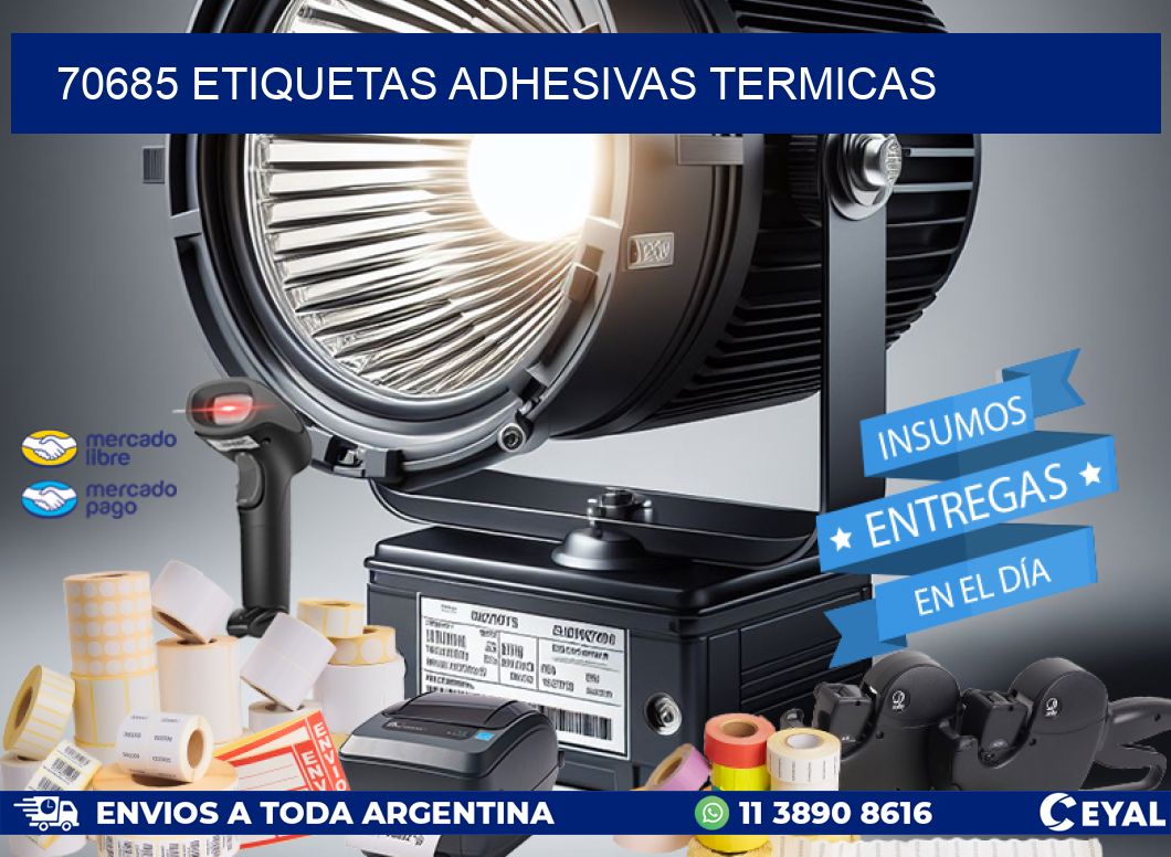 70685 etiquetas adhesivas termicas