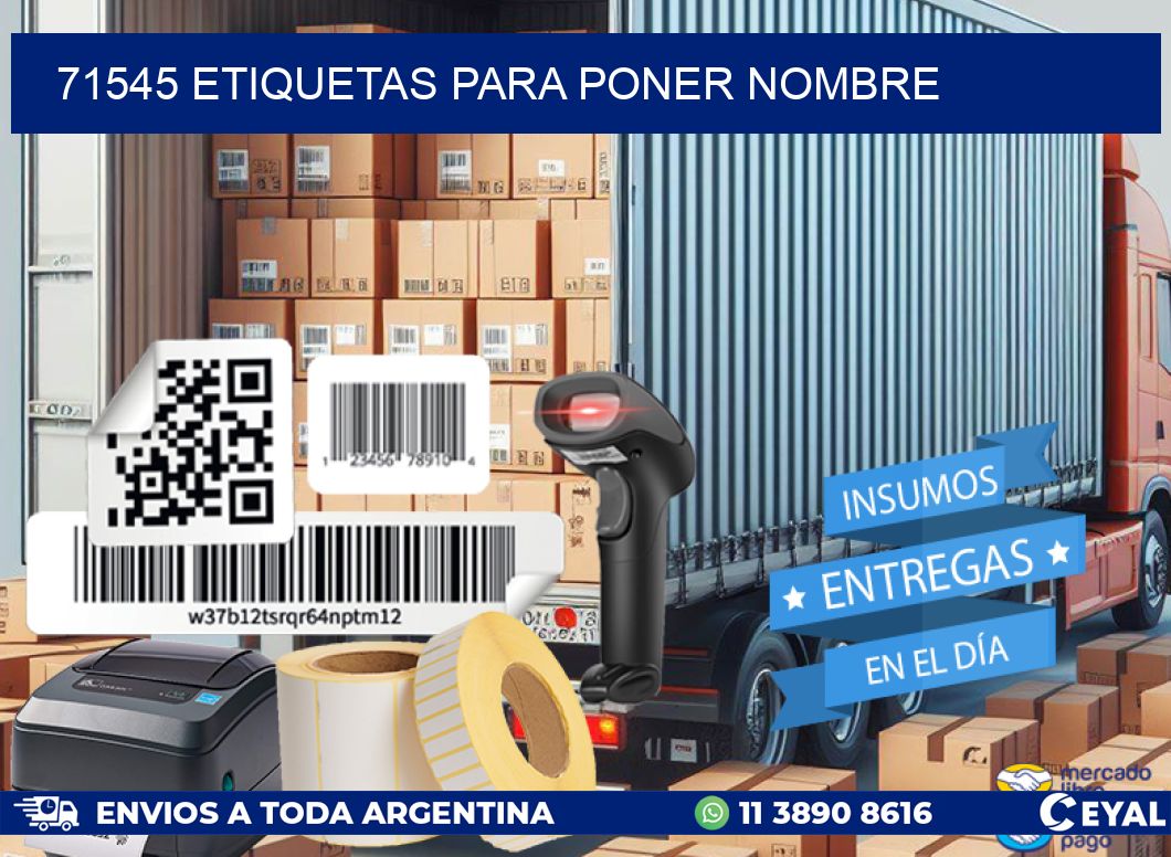 71545 etiquetas para poner nombre