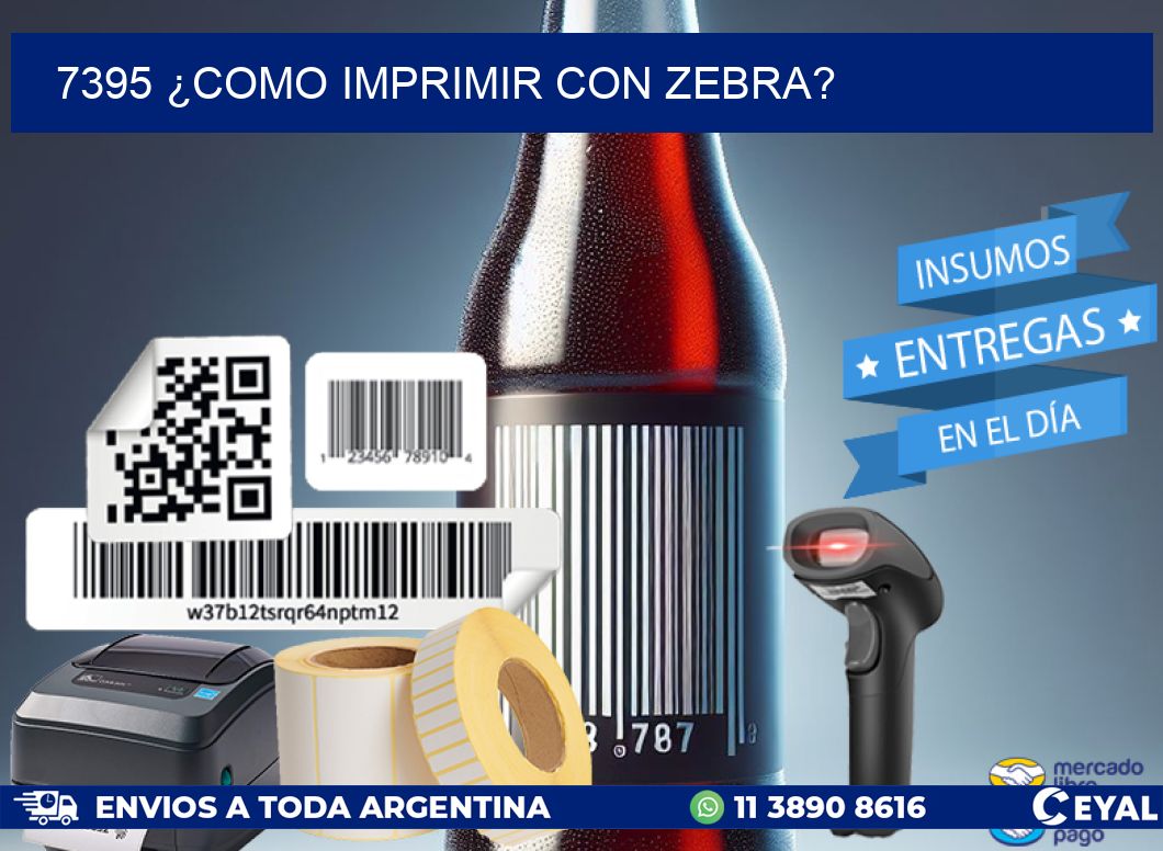 7395 ¿COMO IMPRIMIR CON ZEBRA?