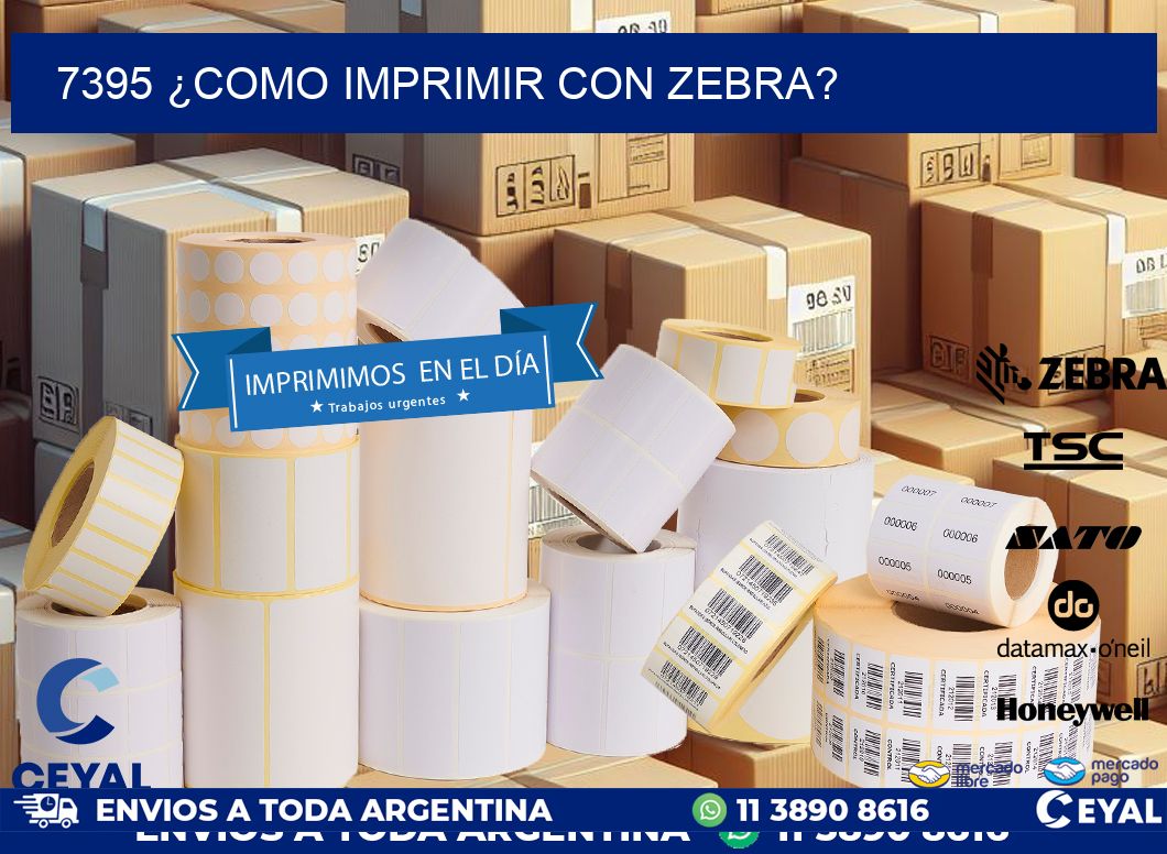 7395 ¿COMO IMPRIMIR CON ZEBRA?