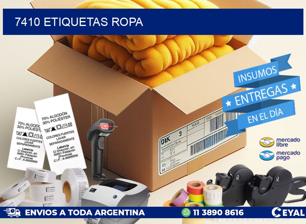 7410 ETIQUETAS ROPA