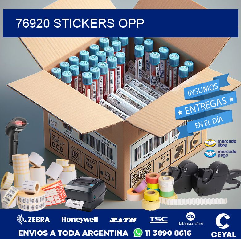 76920 STICKERS OPP