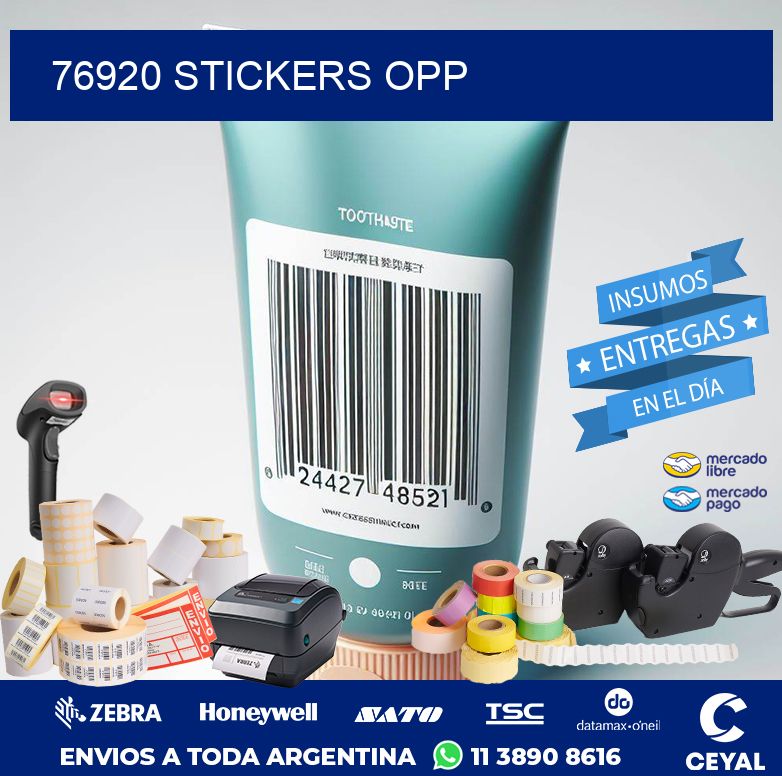 76920 STICKERS OPP