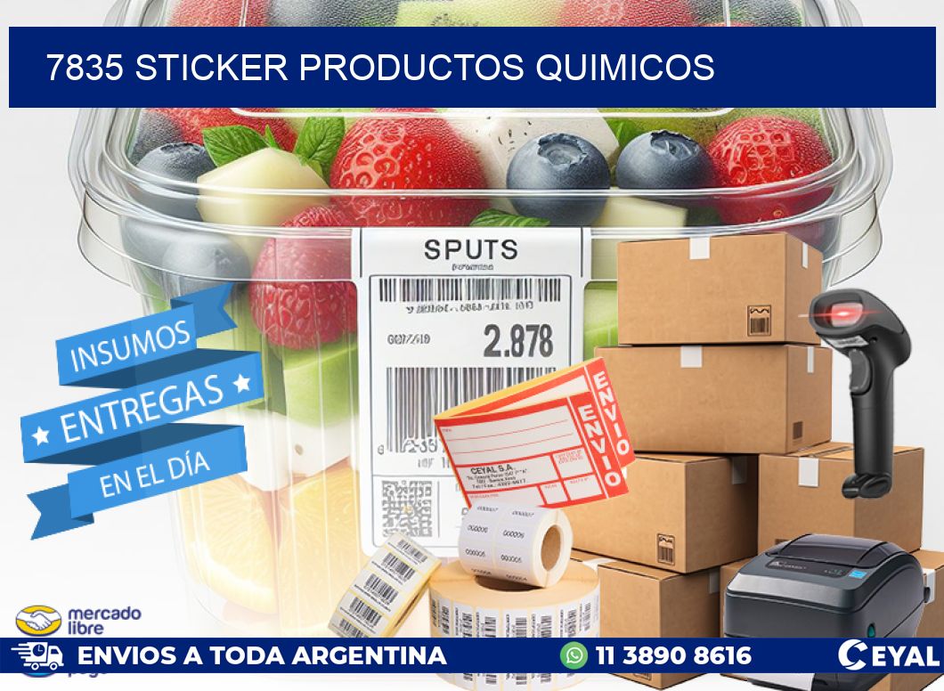 7835 STICKER PRODUCTOS QUIMICOS