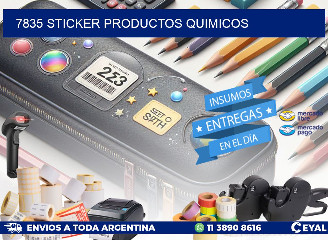 7835 STICKER PRODUCTOS QUIMICOS