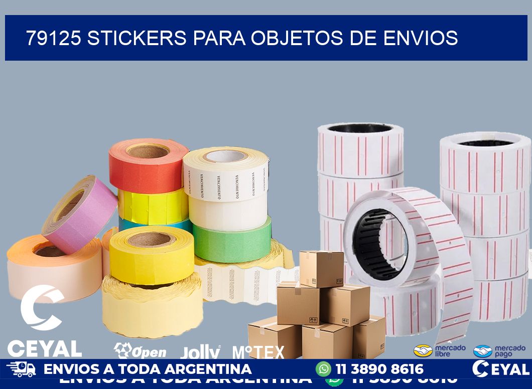 79125 STICKERS PARA OBJETOS DE ENVIOS