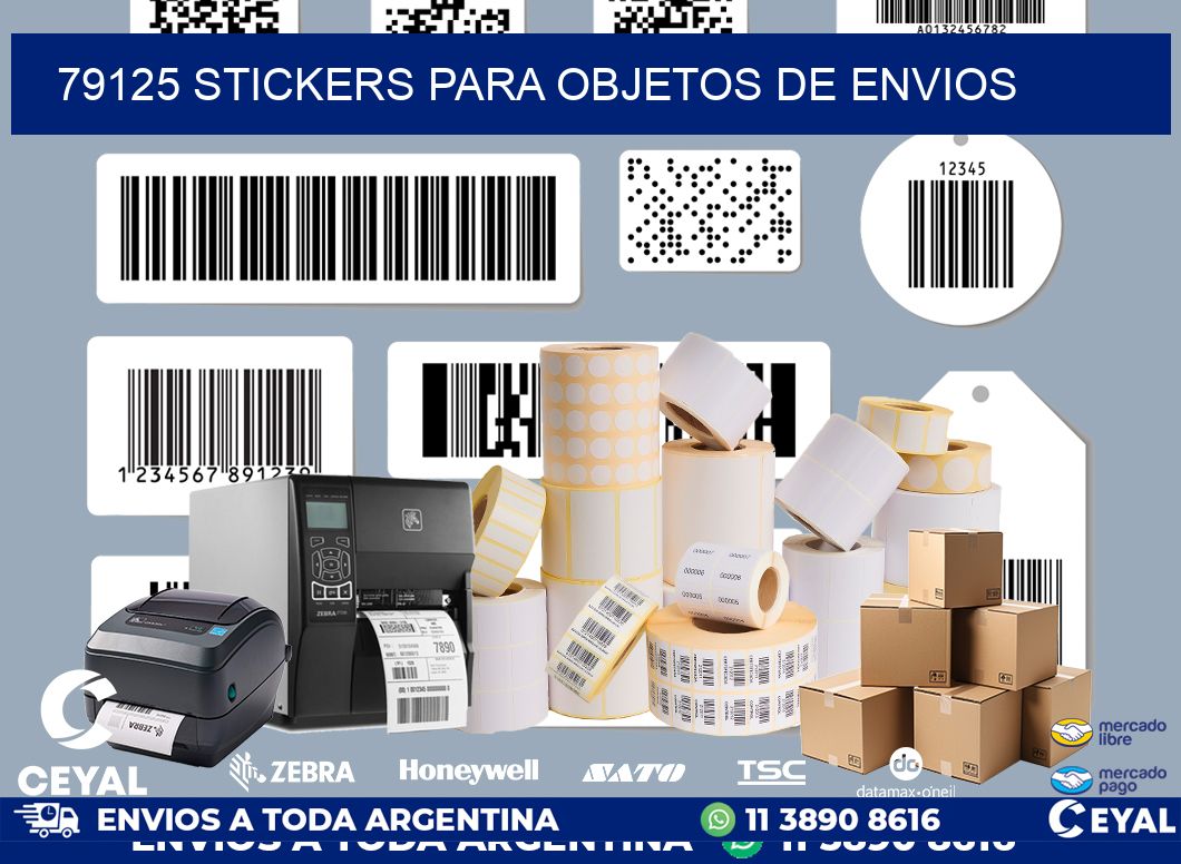 79125 STICKERS PARA OBJETOS DE ENVIOS