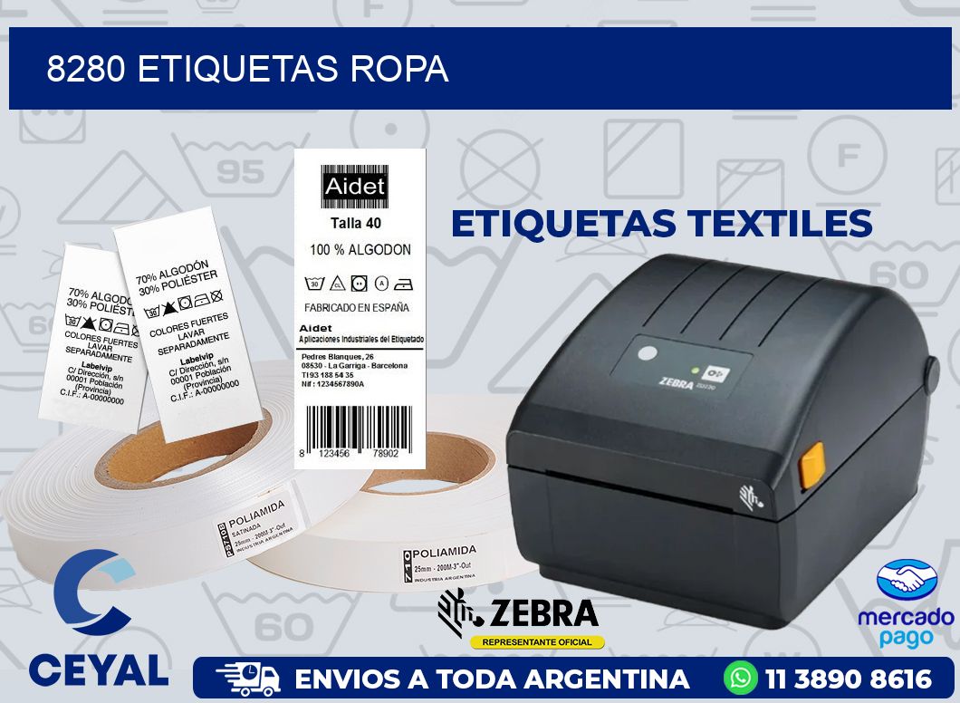 8280 ETIQUETAS ROPA