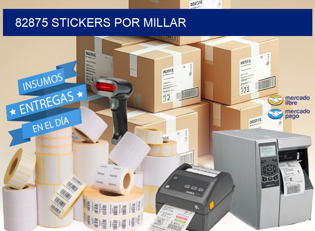 82875 STICKERS POR MILLAR