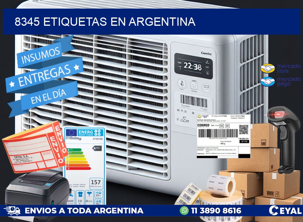 8345 etiquetas en argentina