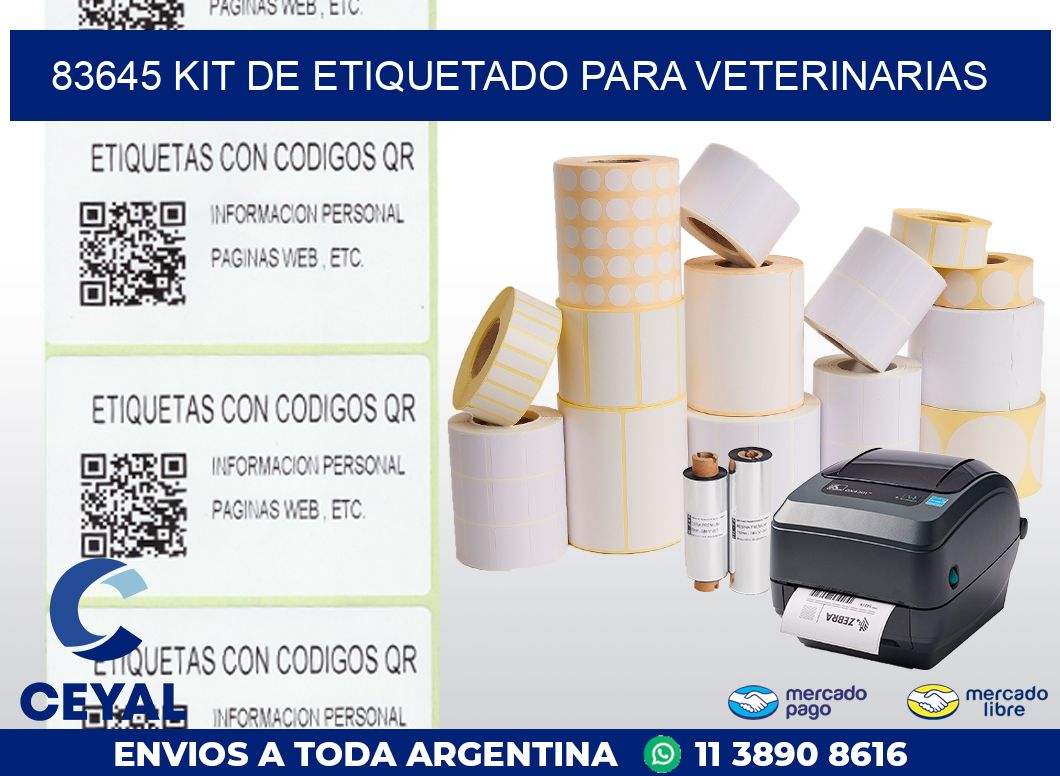 83645 KIT DE ETIQUETADO PARA VETERINARIAS