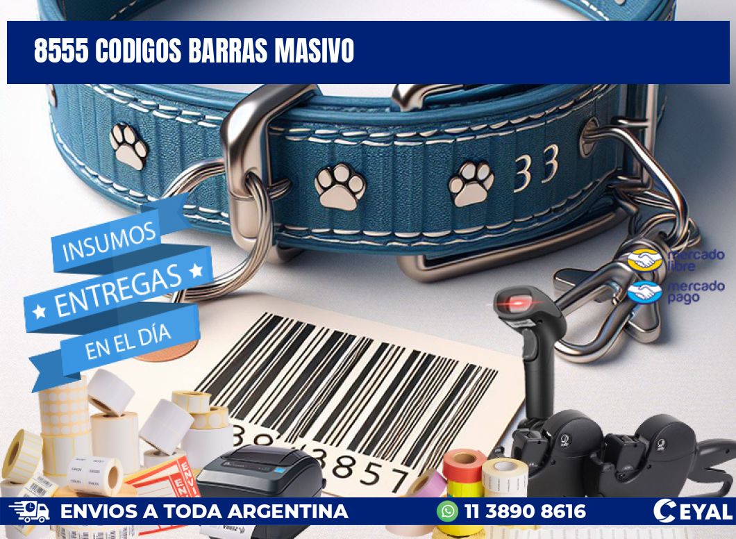 8555 CODIGOS BARRAS MASIVO