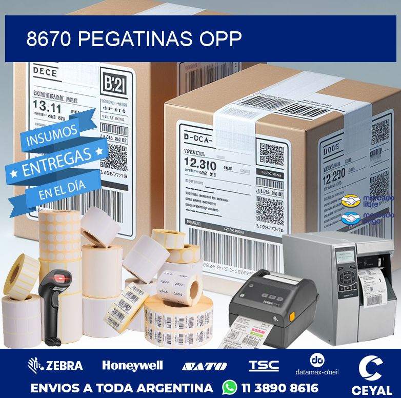 8670 PEGATINAS OPP