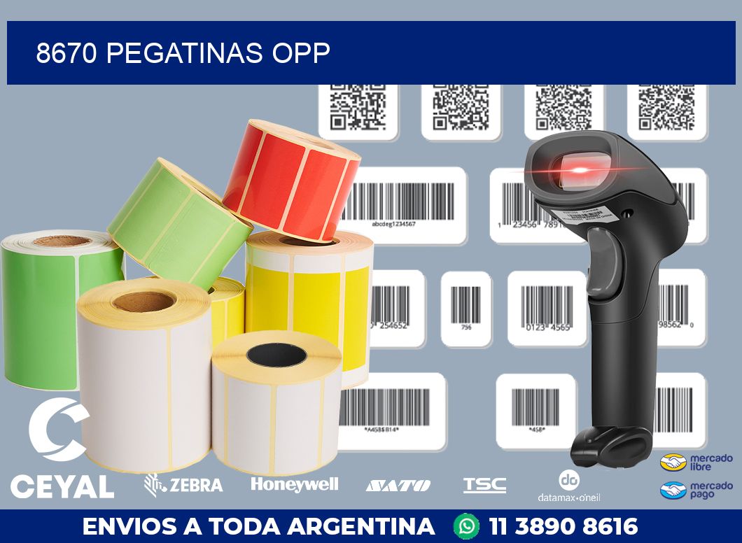 8670 PEGATINAS OPP