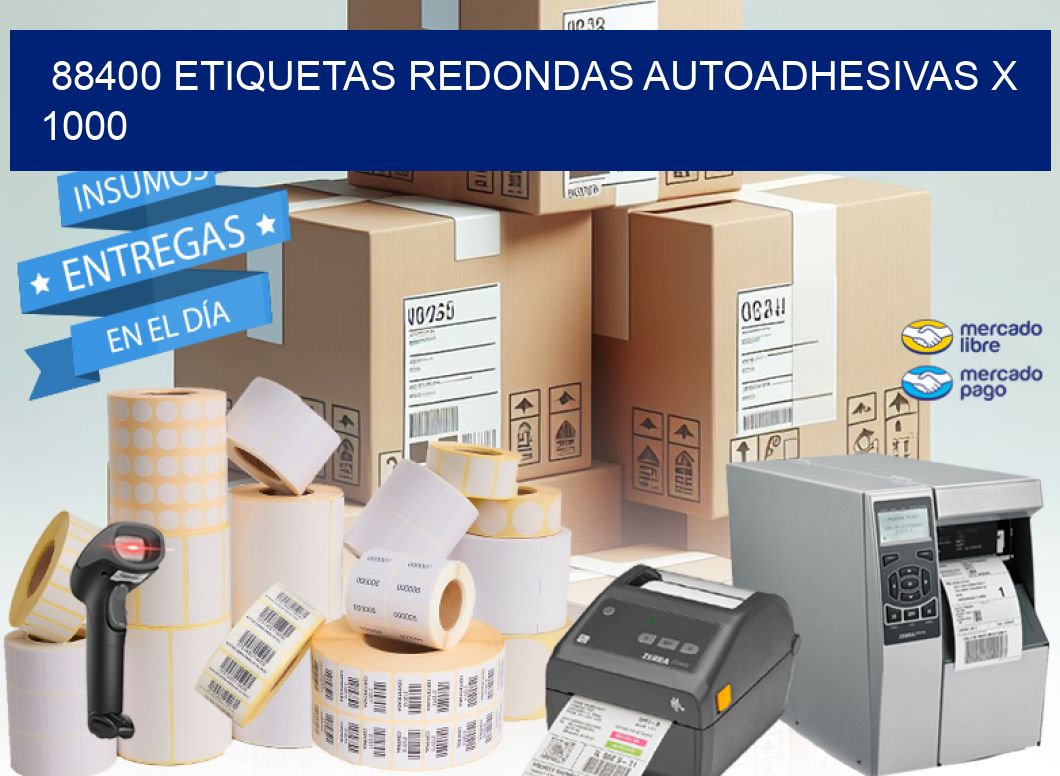 88400 ETIQUETAS REDONDAS AUTOADHESIVAS X 1000
