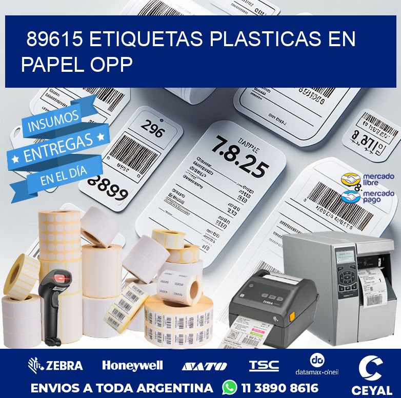 89615 ETIQUETAS PLASTICAS EN PAPEL OPP
