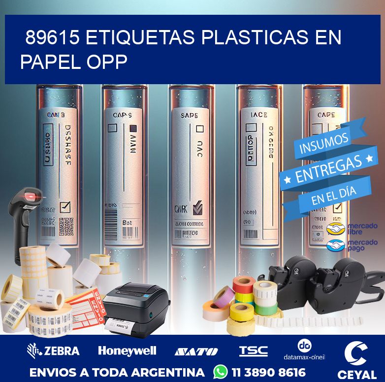 89615 ETIQUETAS PLASTICAS EN PAPEL OPP