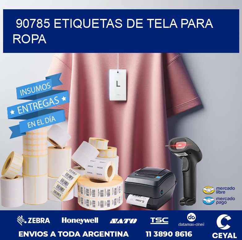 90785 ETIQUETAS DE TELA PARA ROPA
