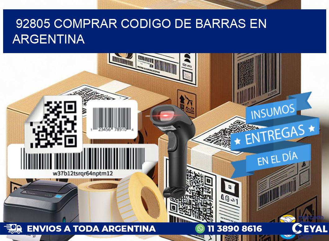 92805 Comprar Codigo de Barras en Argentina
