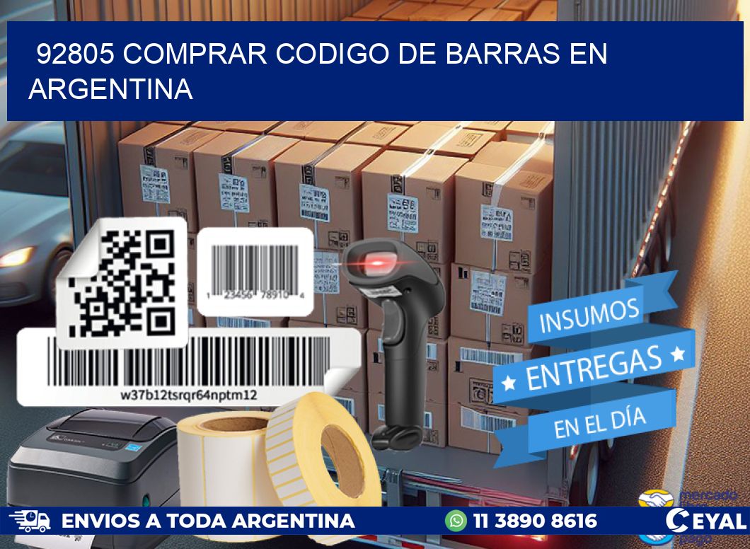 92805 Comprar Codigo de Barras en Argentina